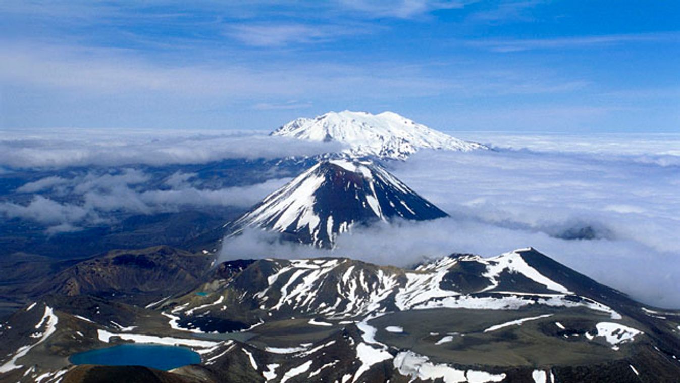 Új-Zéland, Gyűrűk Ura, Mordor, Tongariro nemzeti park, Tongariro-hegy