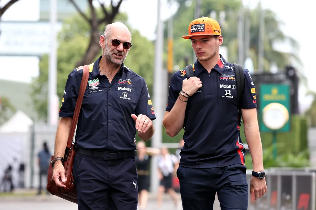 Forma-1, Szingapúri Nagydíj, péntek, Adrian Newey, Max Verstappen 