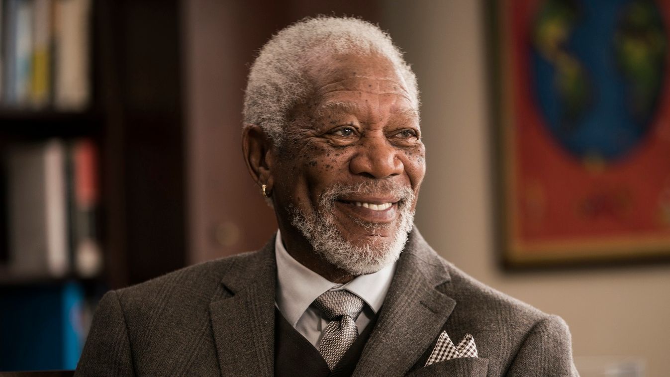 New York City - Host Morgan Freeman as seen on National Geographic's The Story of Us with Morgan Freeman (National Geographic/Zach Dilgard) 