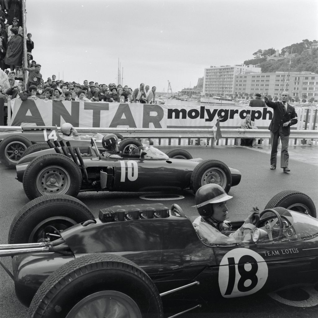 Forma-1-es Monacói Nagydíj, Monaco, Monte-Carlo, 1962, Jim Clark, Graham Hill, Bruce McLaren 