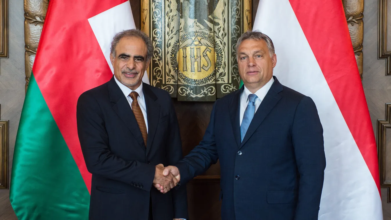 Orbán Viktor Mohammed bin Hamad Al Rumhit látogatás 