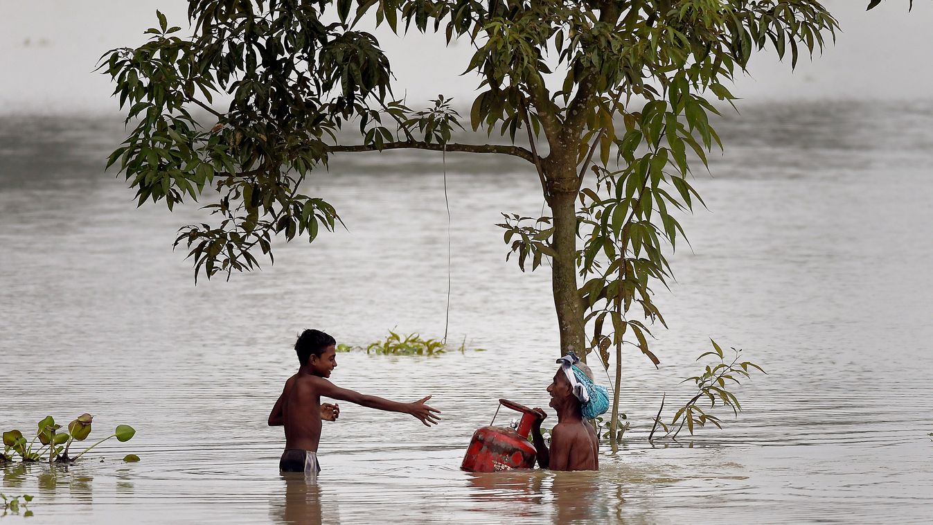 India, áradás, monszun 