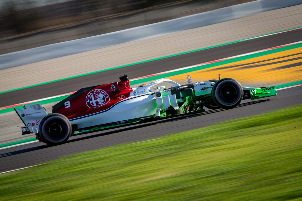 A Forma-1 előszezoni tesztje Barcelonában - 5. nap, Marcus Ericsson, Alfa Romeo Sauber 