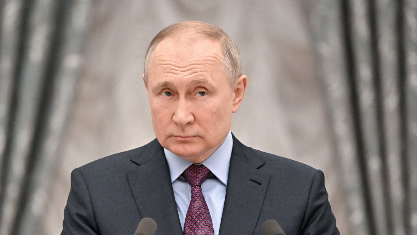 Vlagyimir Putyin orosz elnök, Ukrán válság 2022, ukrán, orosz, háború, orosz-ukrán háború, ukrán konfliktus, War Horizontal 