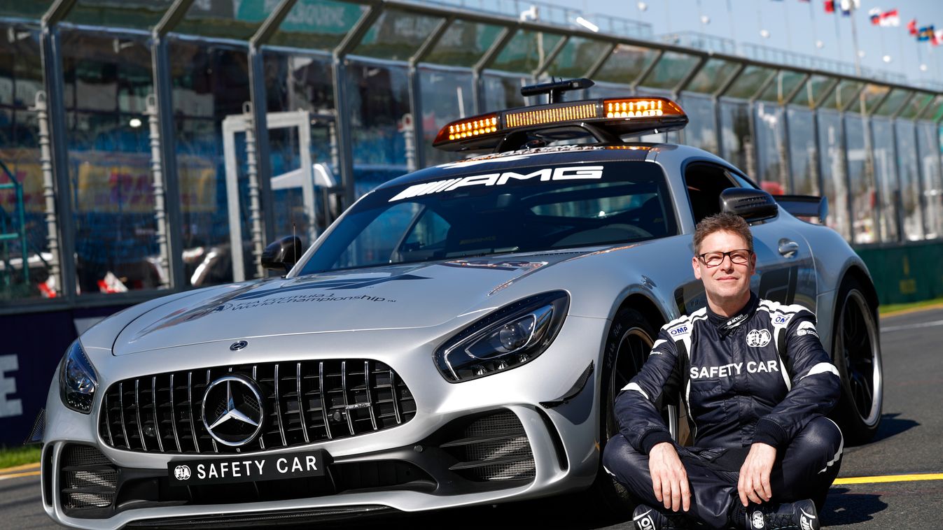 Előkészületek a Forma-1-es Ausztrál Nagydíjra, Bernd Mayländer, FIA Safety Car, Mercedes-AMG GT-R 