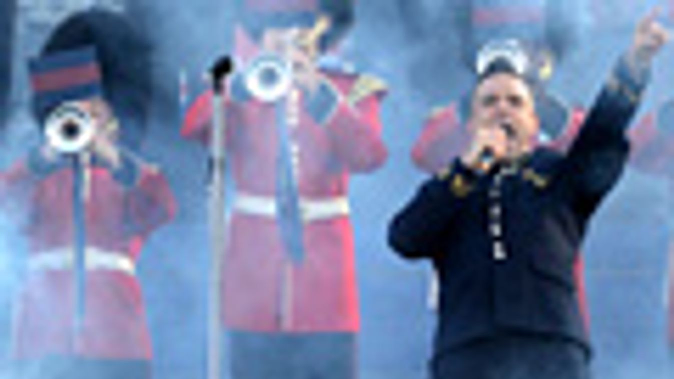 Robbie Williams, jubileumi szuperkoncert a Buckingham-palotánál