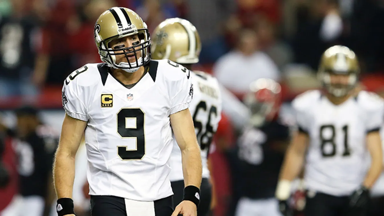 Drew Brees, New Orleans Saints vs Atlanta Falcons 