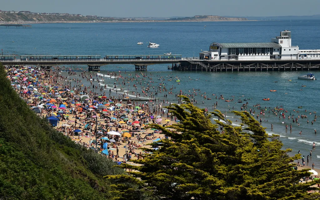 Bournemouth beach strand 