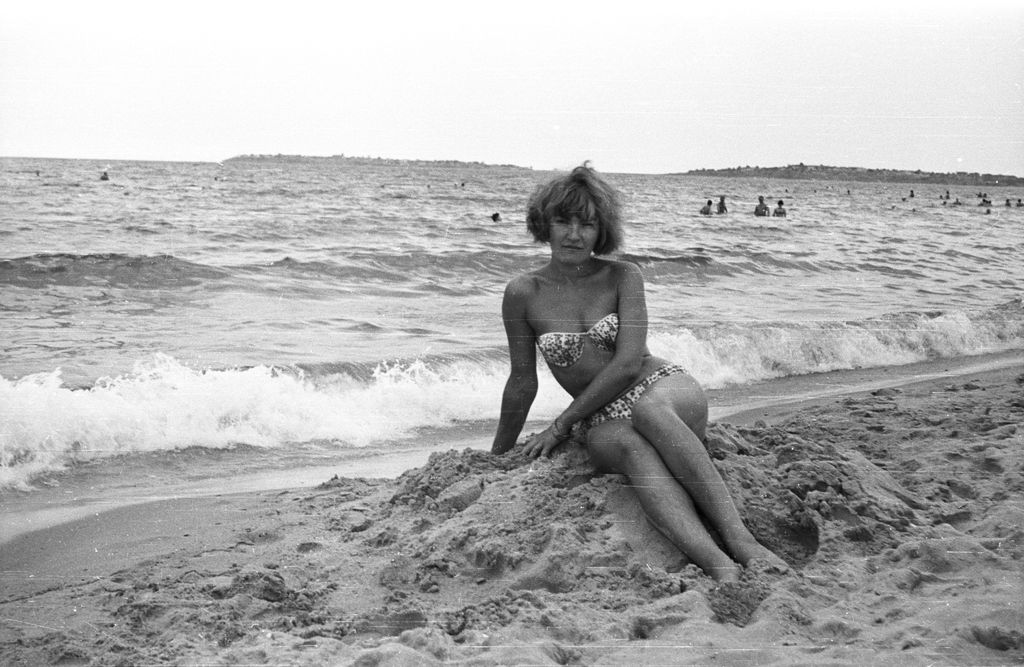 Bulgária Aranyhomok tengerpart 1968 szocialista nyaralás kemping 