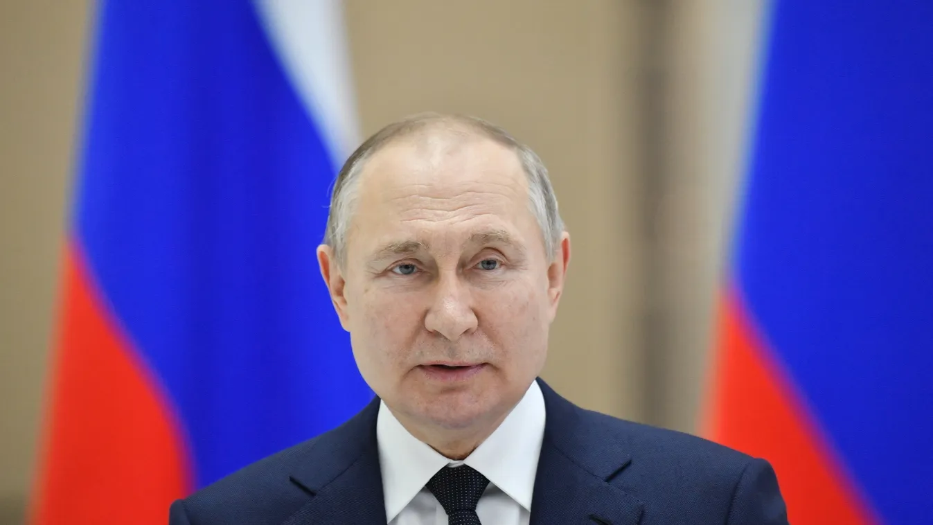 Vlagyimir Putyin orosz elnök portré GAGARIN, Jurij; PUTYIN, Vlagyimir 