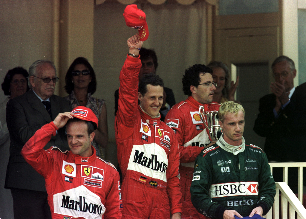 Forma-1, Rubens Barrichello, Michael Schumacher, Scuderia Ferrari, Eddie Irvine, Jaguar Racing, Monacói Nagydíj 2001 