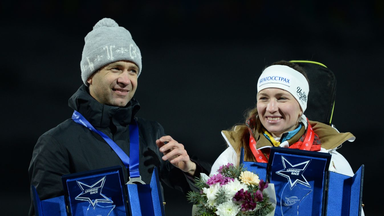 Belarus Biathlon Legends Race medals 