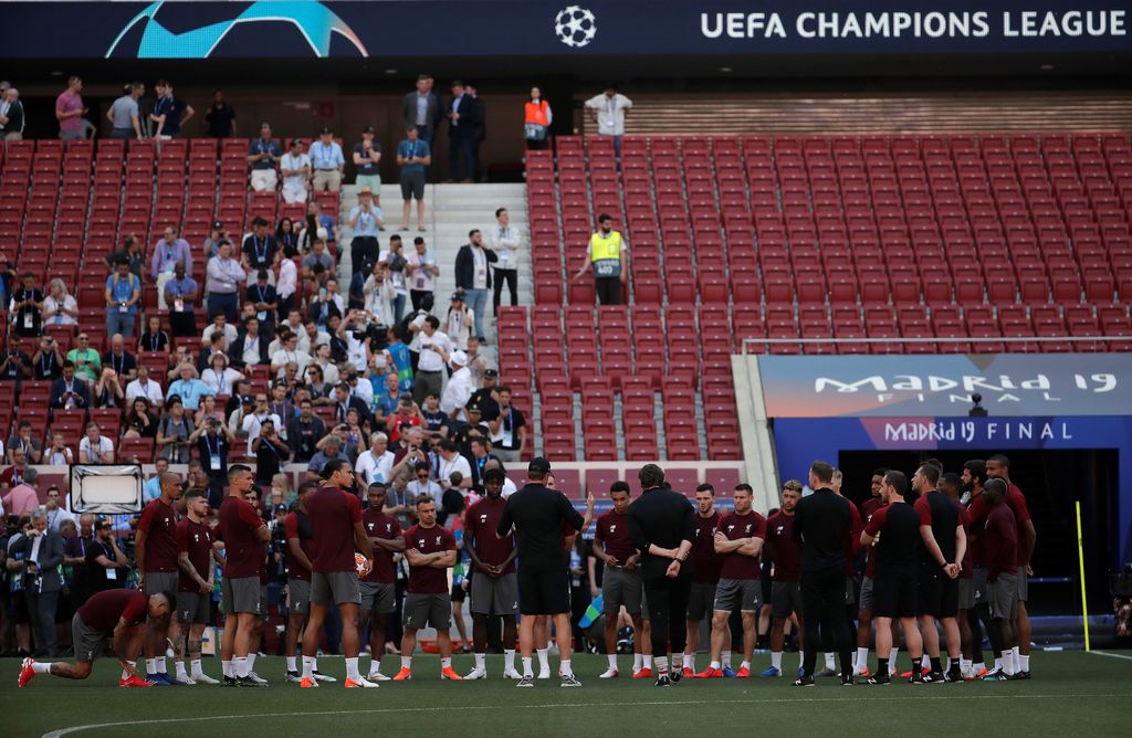 Ahead of UEFA Champions League Final Spain Tottenham Hotspur Madrid Wanda Metropolitano 2019 