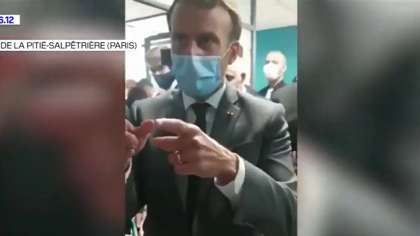 Emmanuel Macron
koronavírus
kórház 
franciaország 