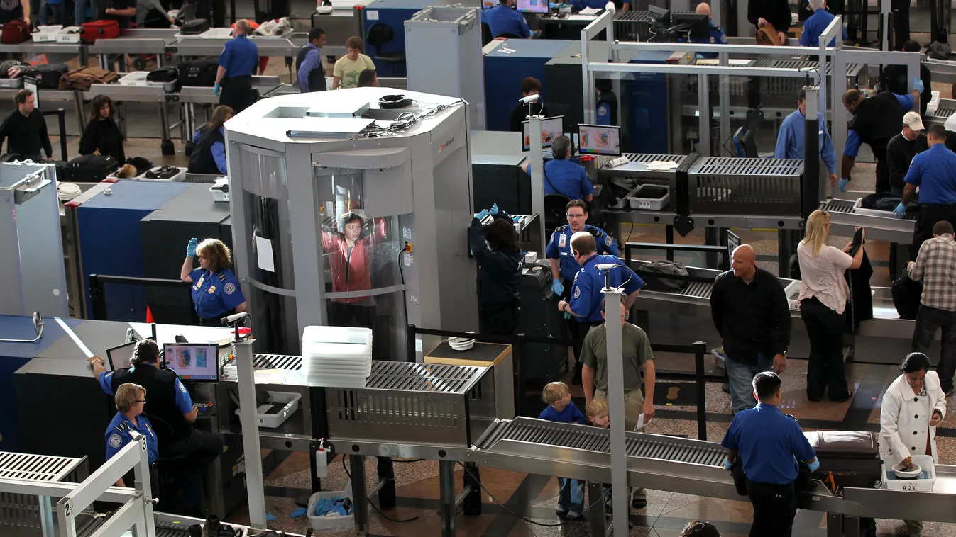 TSA, Denver International Airport, teljestest-szkenner, scanner 