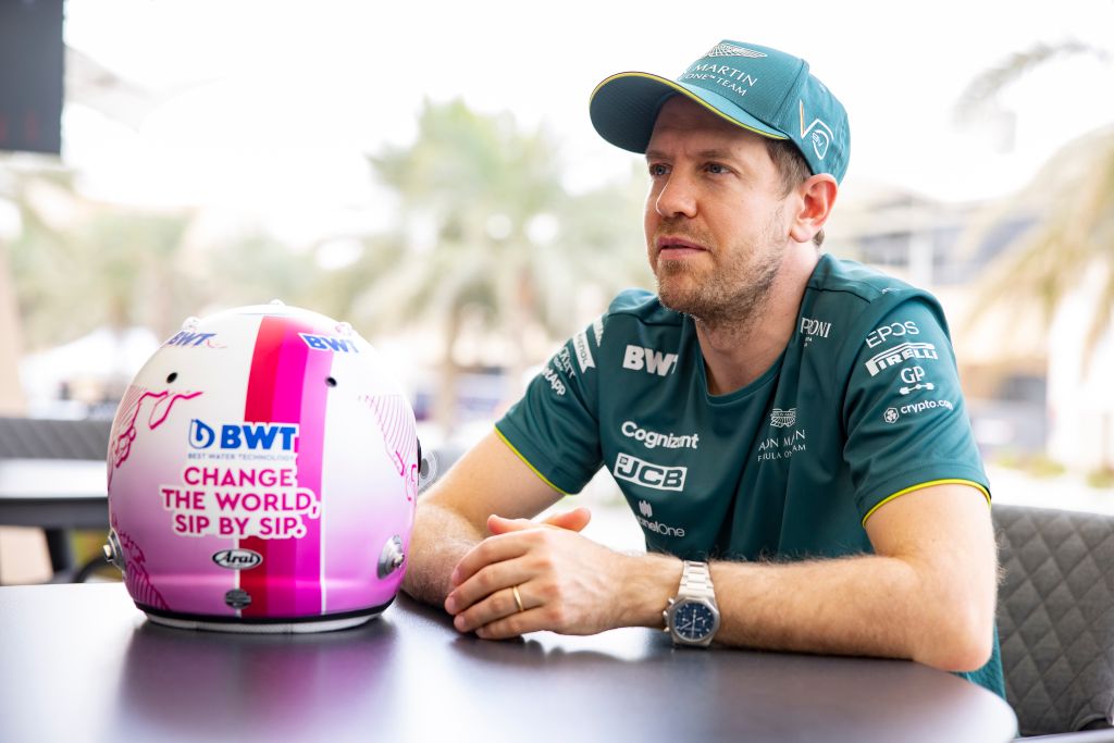 Forma-1, Sebastian Vettel, Aston Martin F1 Team, Bahrein teszt 1. nap 