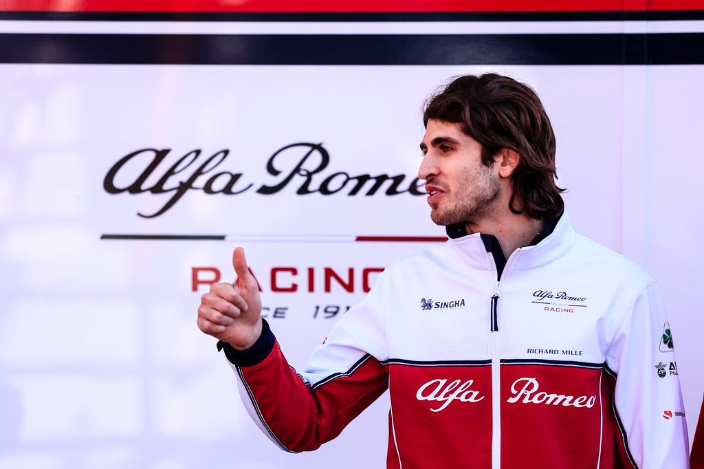 Forma-1, teszt, Barcelona, 8. nap, Antonio Giovinazzi, Alfa Romeo Racing 