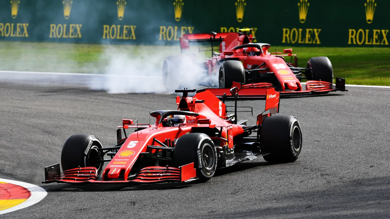 Forma-1, Charles Leclerc, Sebastian Vettel, Scuderia Ferrari, Belga Nagydíj 