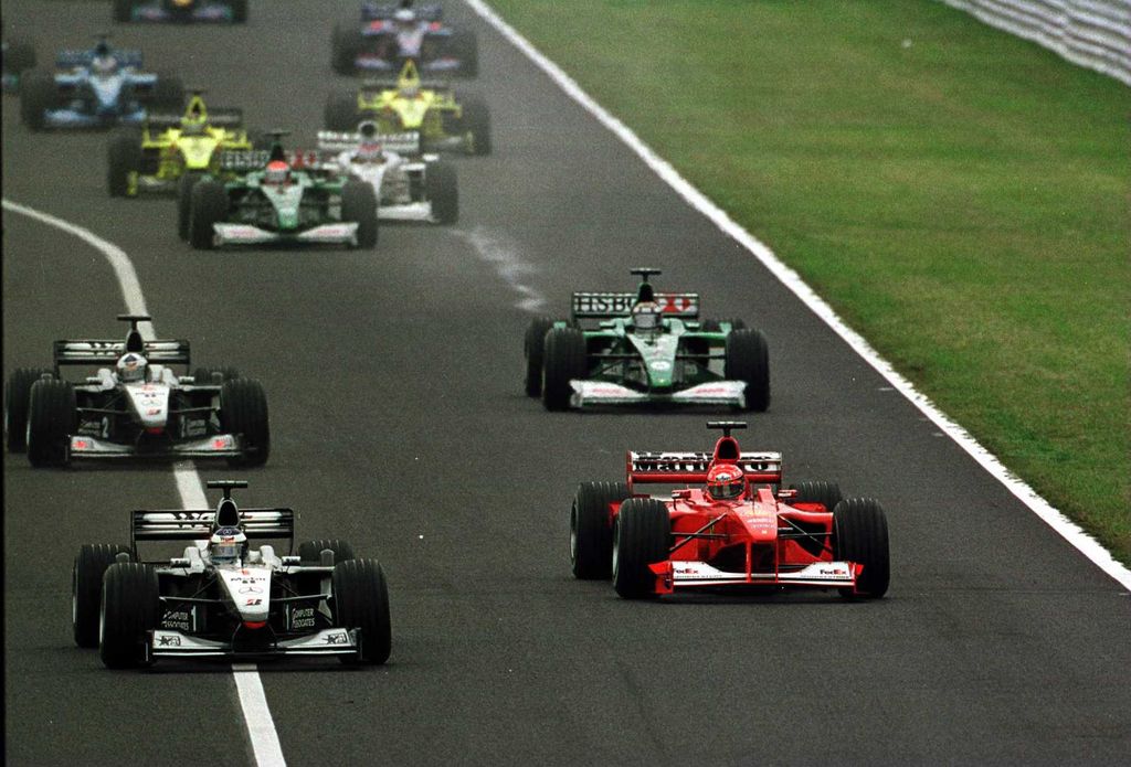 Forma-1, Mika Häkkinen, Michael Schumacher, Scuderia Ferrari, Japán Nagydíj 2000 
