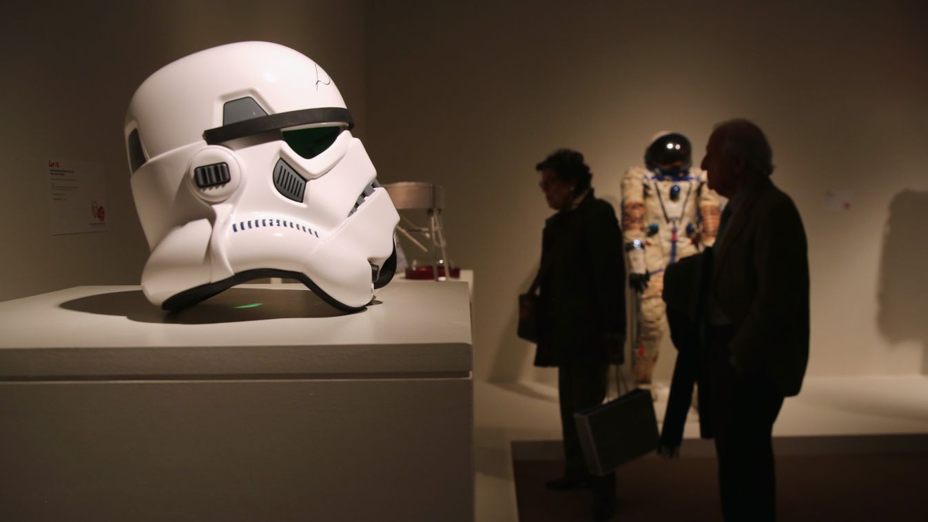Jonny Ive And Marc Newson Design Auction For Bono's RED Charity GettyImageRank2 MASK FILM HORIZONTAL Russia Showing USA Cultures STORM New York City AUCTION SPACE SUIT Cosmonaut SOTHEBY'S Trooper Human Interest Star Wars 
