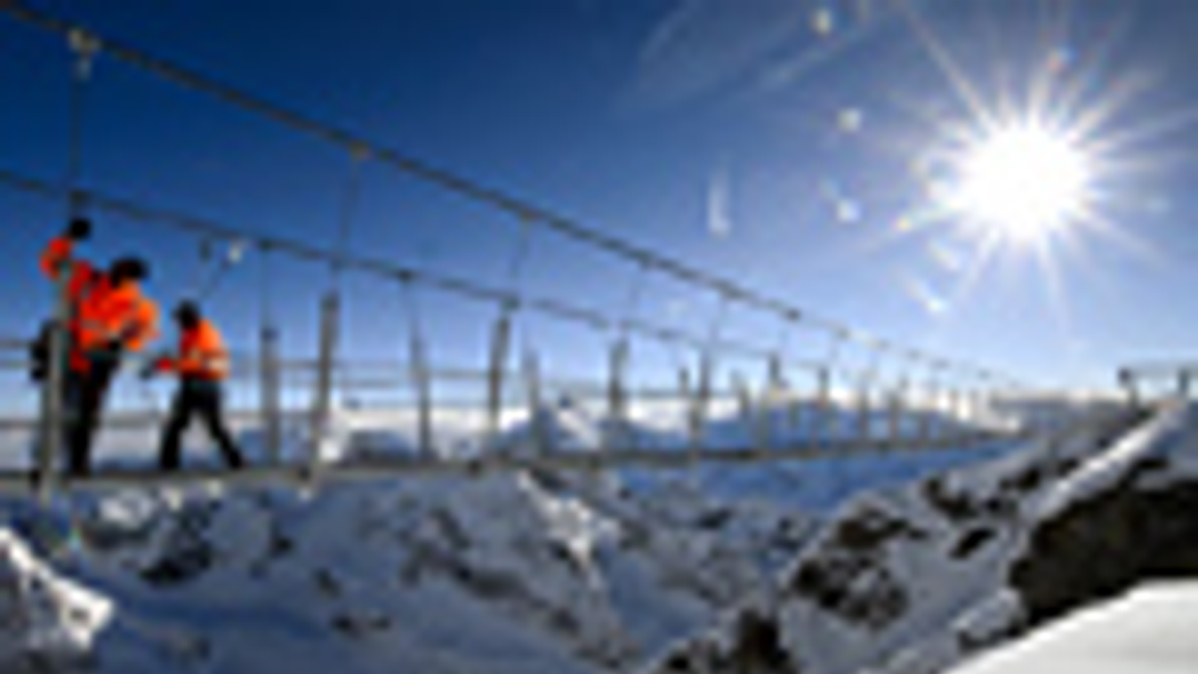 A legmagasabb függőhíd Európában, Titlis, Svájc