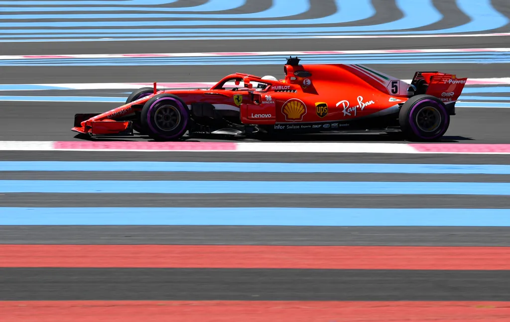 A Forma-1-es Francia Nagydíj pénteki napja, Sebastian Vettel, Scuderia Ferrari 