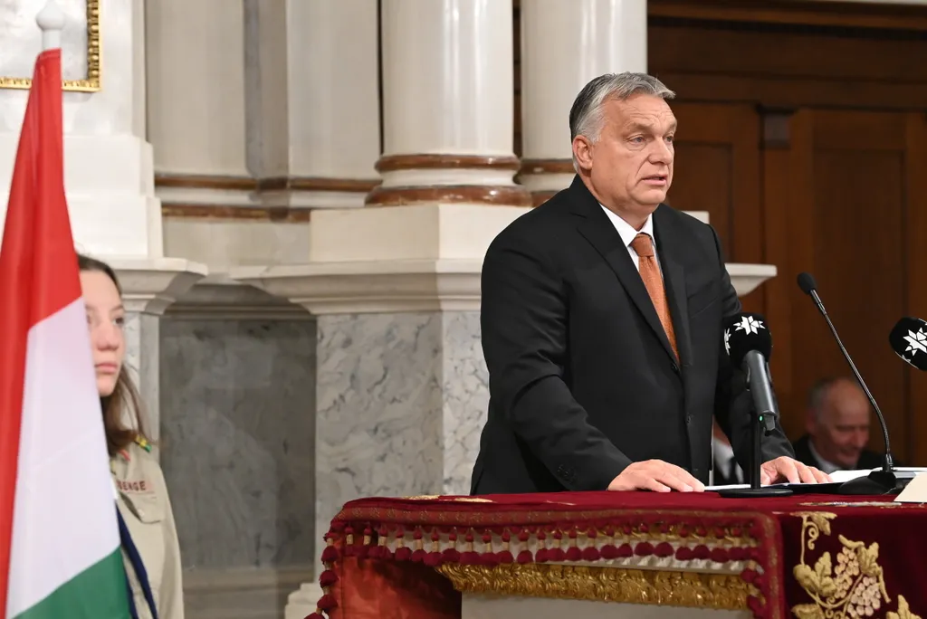 ORBÁN Viktor, A megújult dunamelléki püspöki székház és az újjáépített kollégium átadása, 