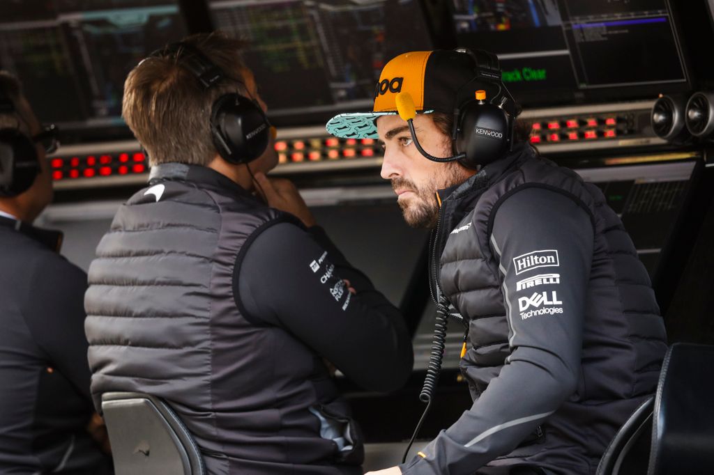 A Forma-1-es Belga Nagydíj pénteki napja, Fernando Alonso, McLaren Racing 