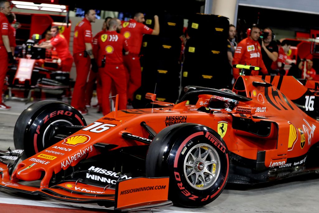 Forma-1, Bahreini Nagydíj, szombat, Charles Leclerc, Ferrari 