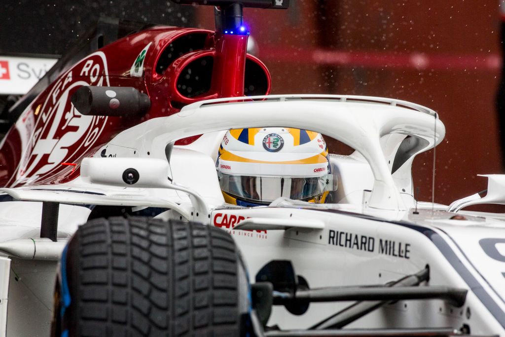 A Forma-1 előszezoni tesztje Barcelonában - 3. nap, Marcus Ericsson, Alfa Romeo Sauber 