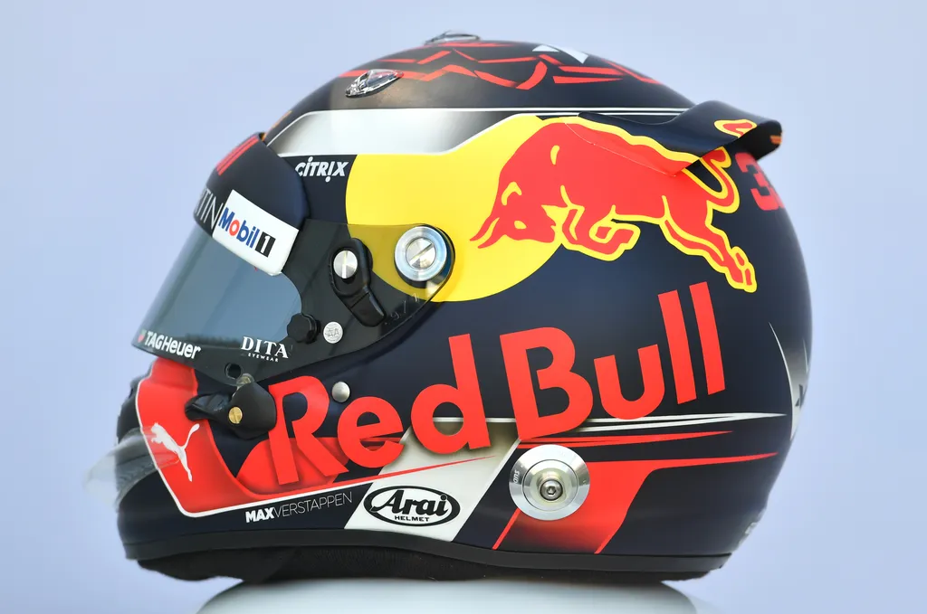 Forma-1, Max Verstappen, Red Bull Racing, bukósisak 
