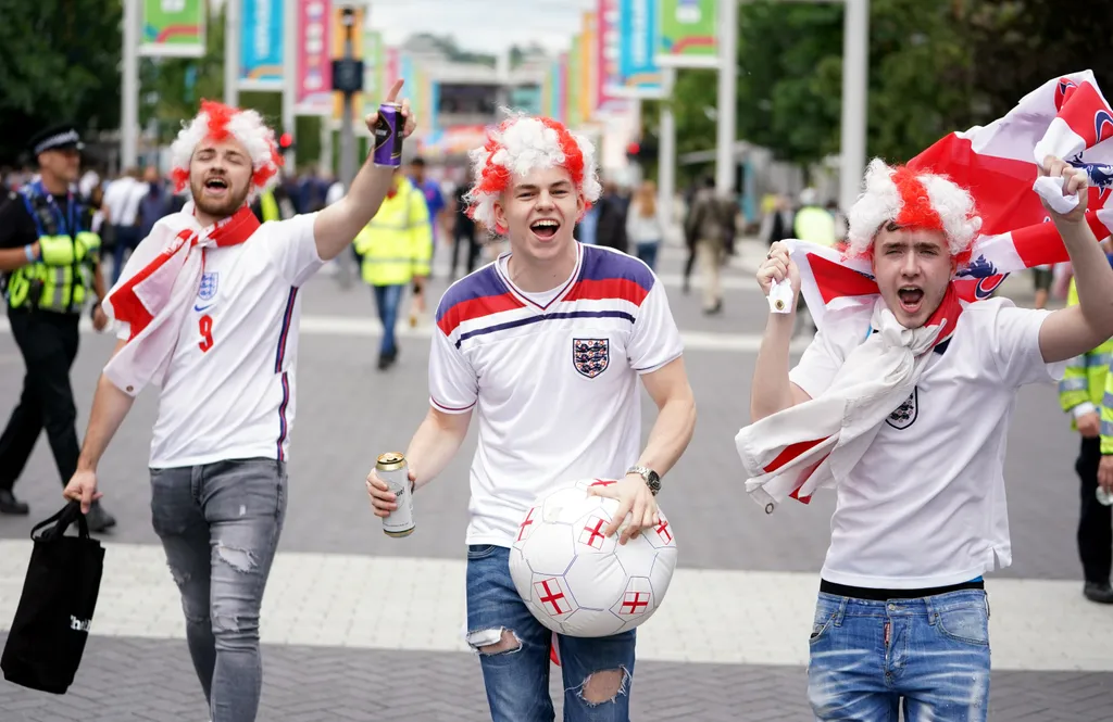 Anglia - Dánia, Foci EB, labdarúgó Európa-bajnokság, Euro 2020, labdarúgás, elődöntő, Wembley Stadion, London, 2021.07.07. 