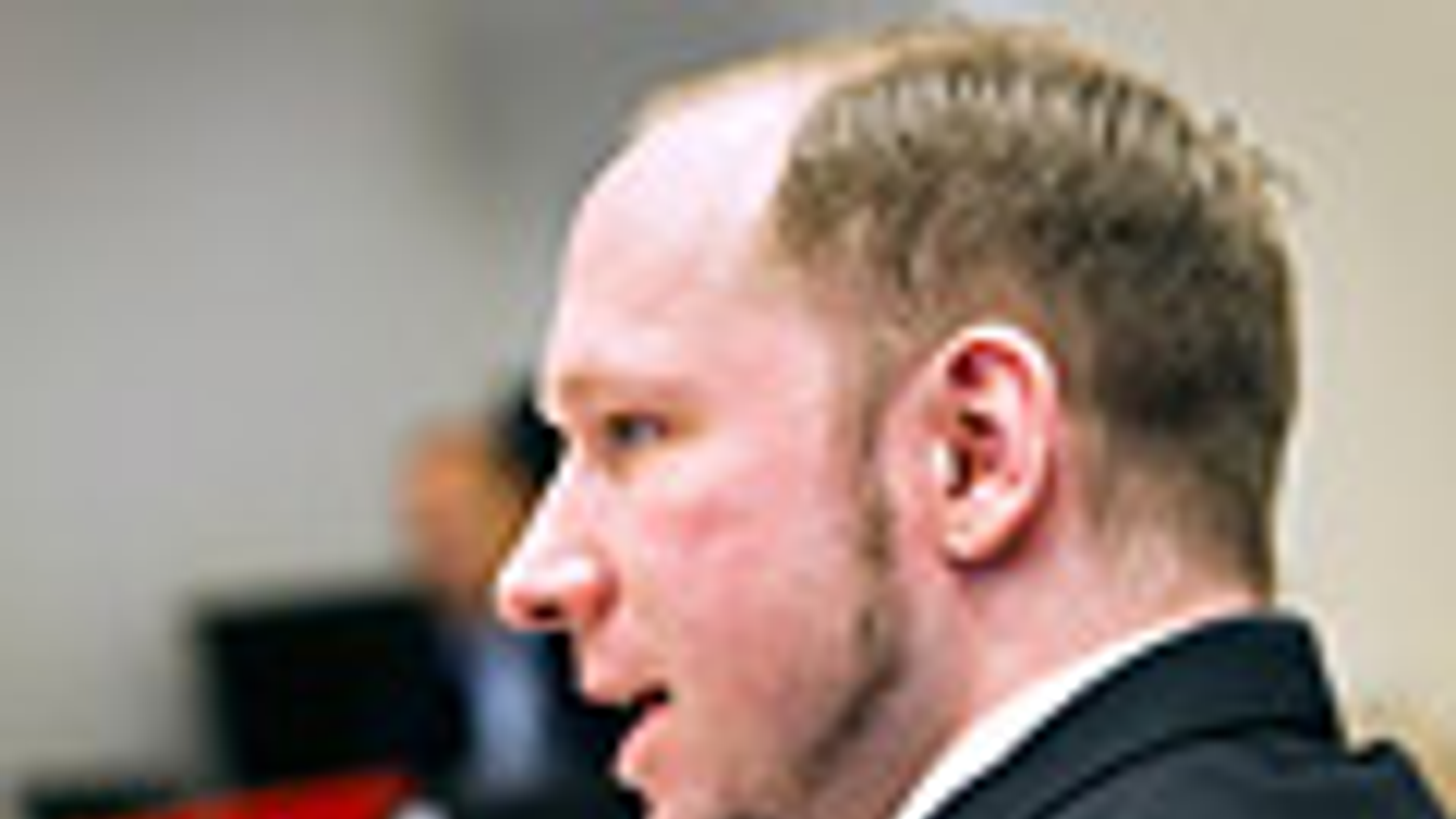 A norvég tömeggyilkos Anders Behring Breivik pere Osloban, 4. nap
