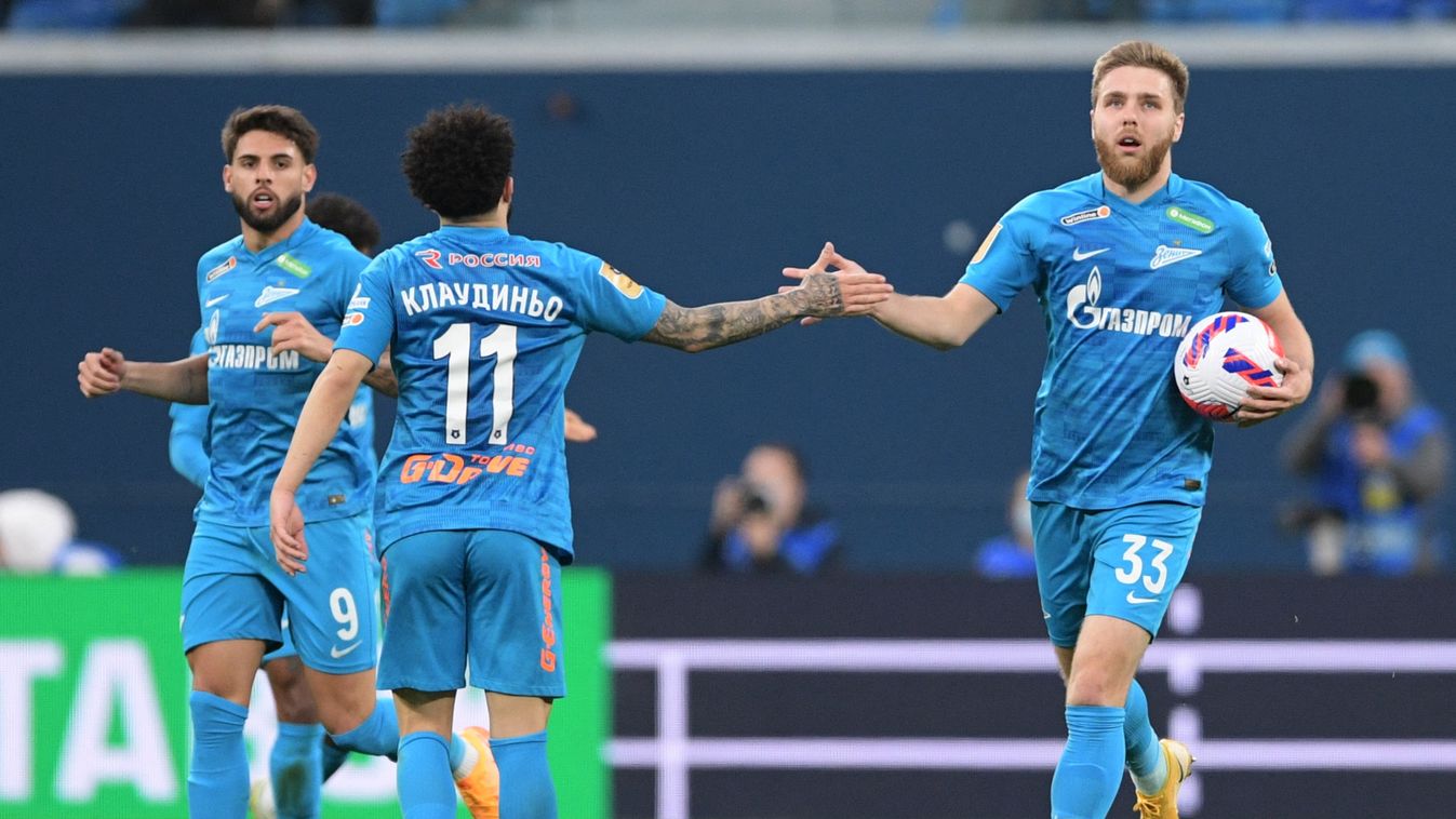 Russia Soccer Premier-League Zenit - Lokomotiv RPL football Horizontal 