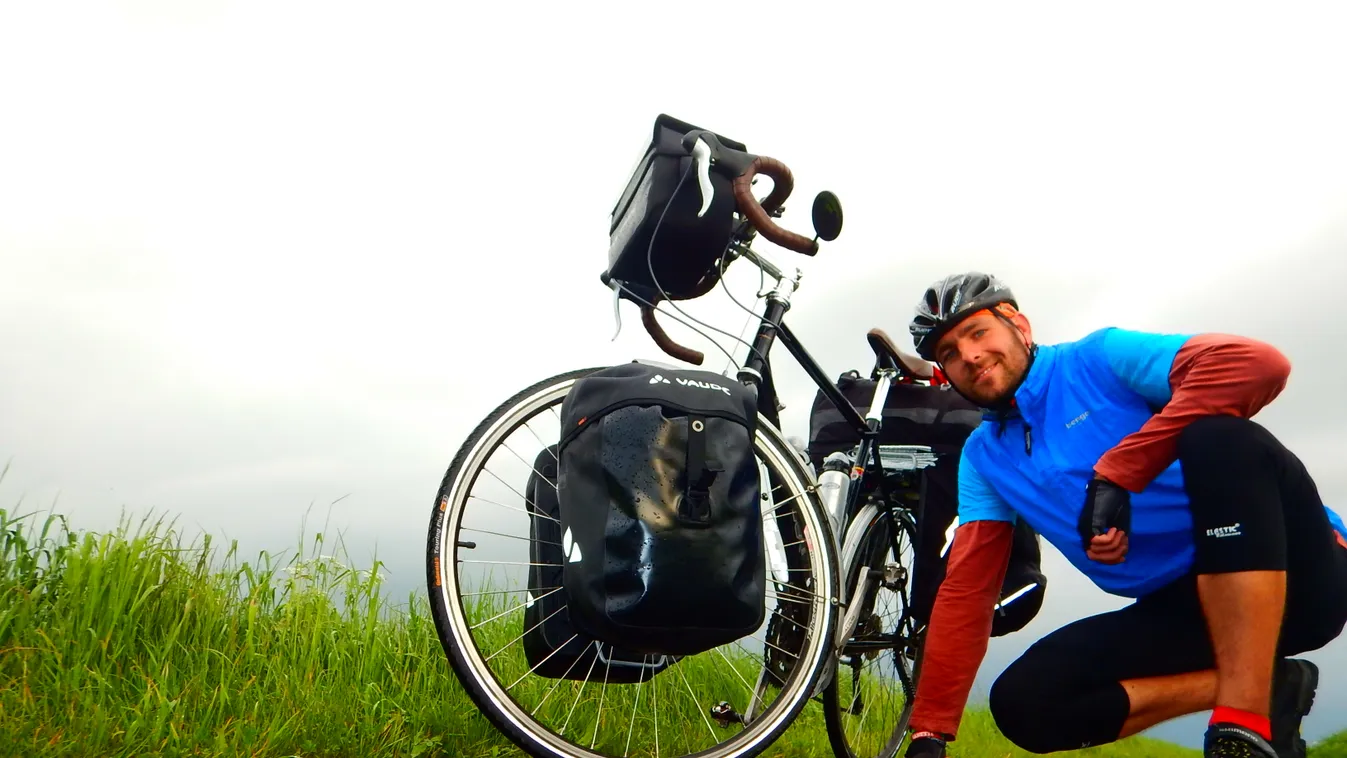 Radvánszky János kerékpárral ment az Északi-fokra 