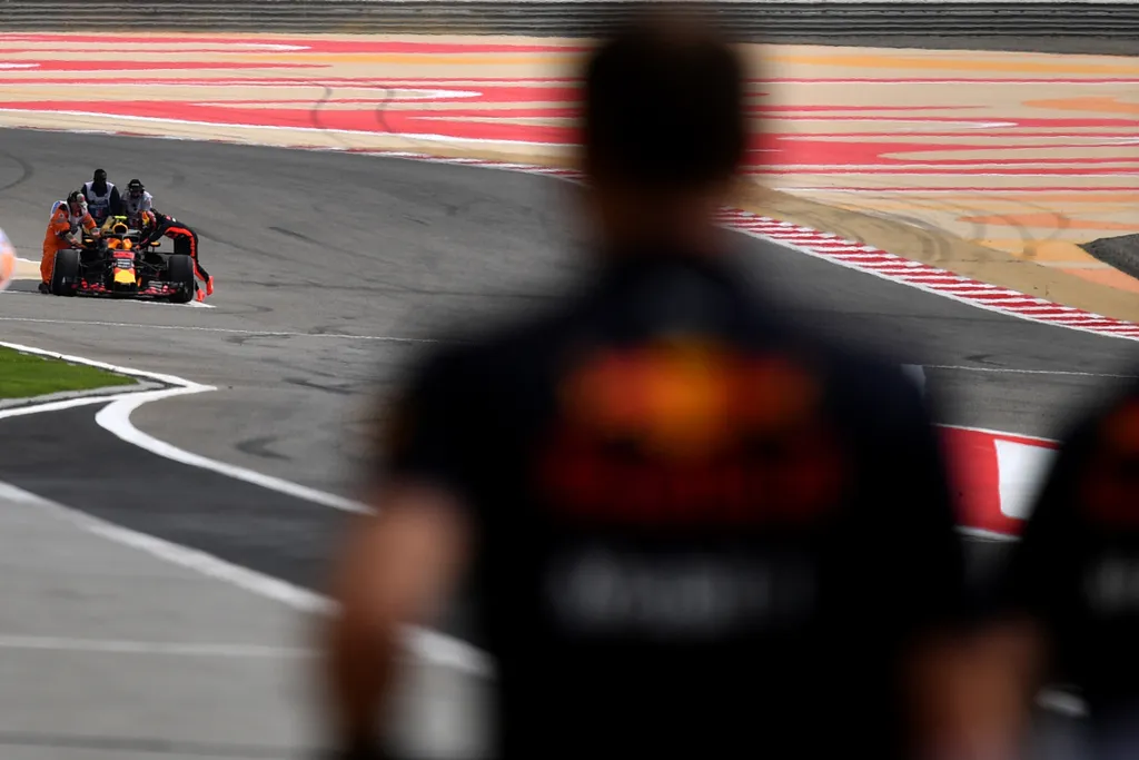 A Forma-1-es Bahreini Nagydíj pénteki Max Verstappen, Red Bull Racing 