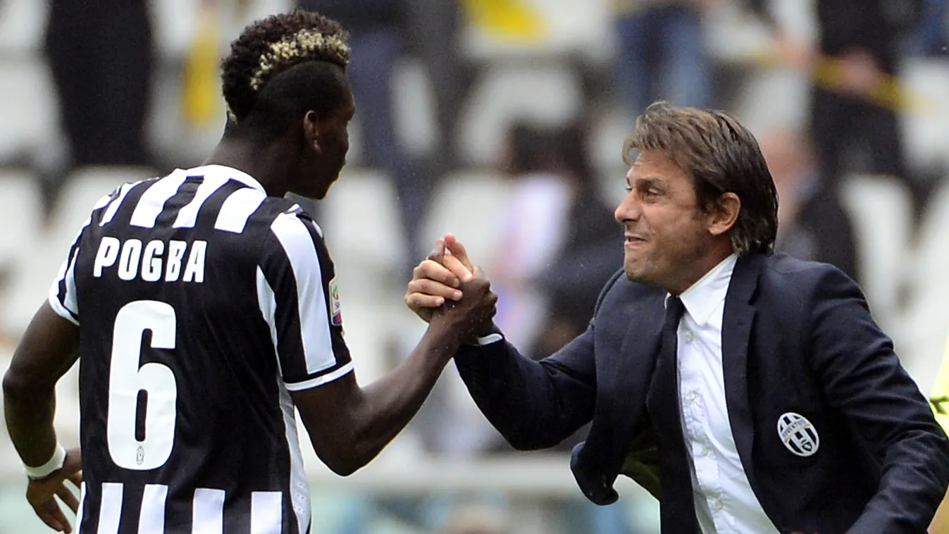 Antonio Conte és Pogba, Juventus 