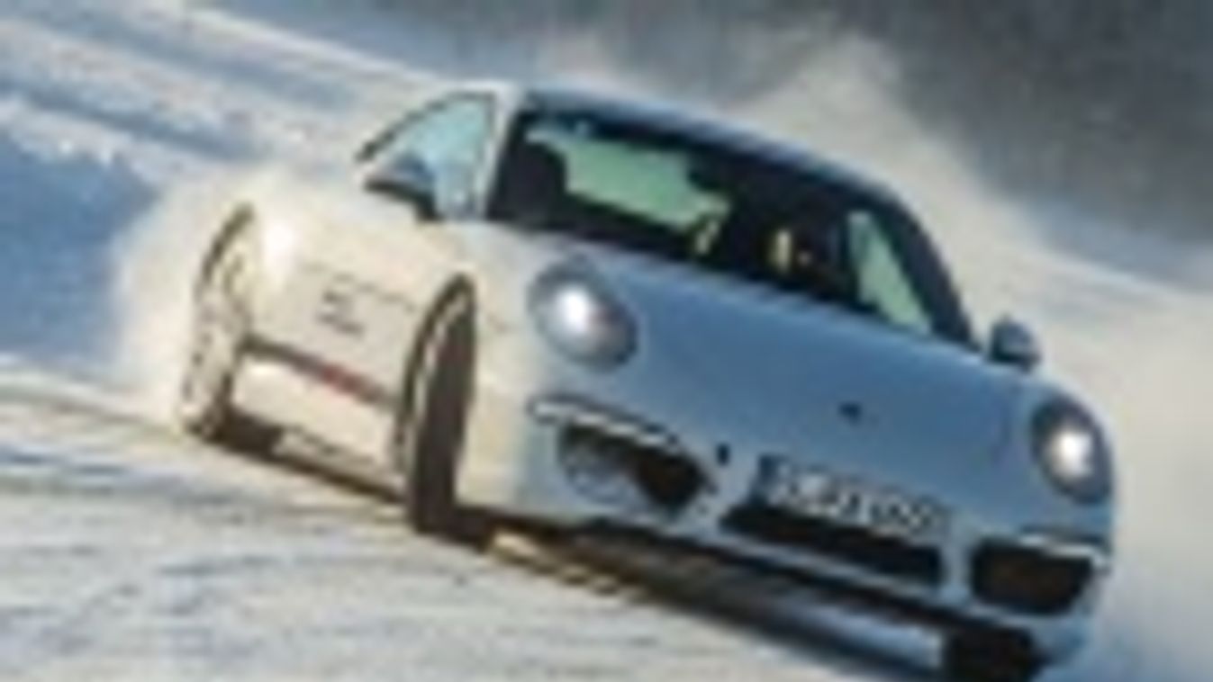 Porsche téli vezetéstechnika