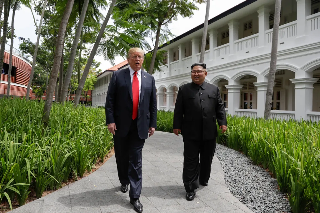 Véget ért Donald Trump és Kim Dzsongun csúcstalálkozója, 2018.06.12., GALÉRIA 