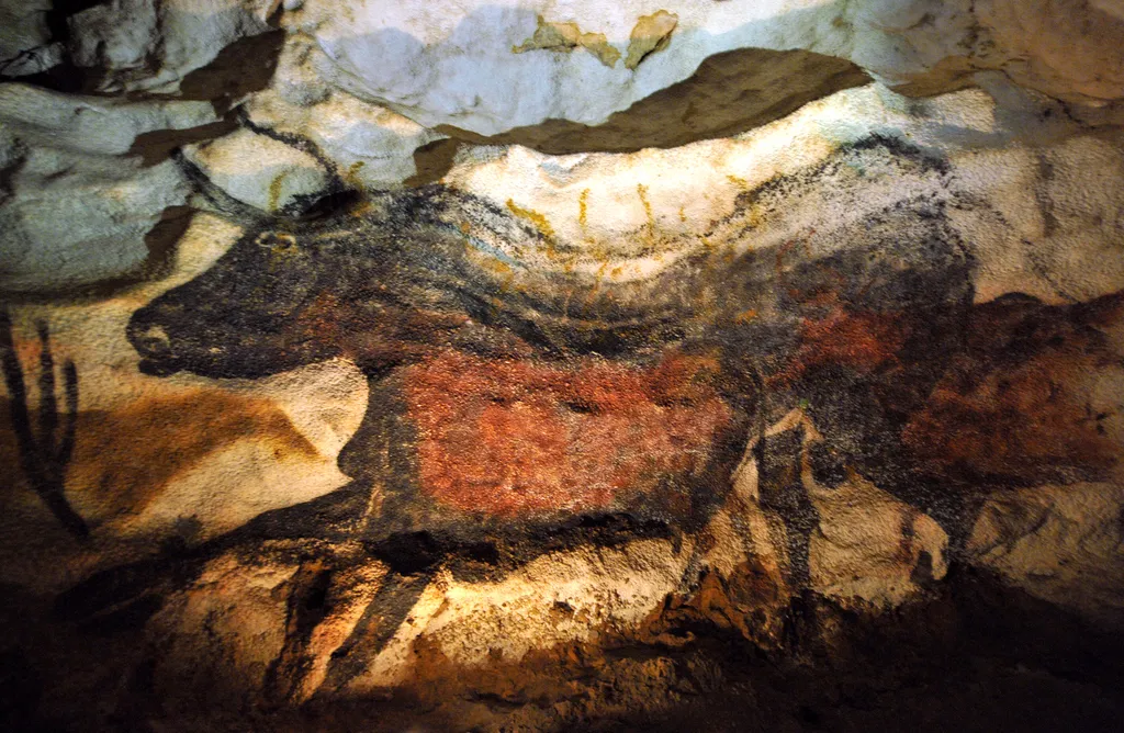 Horizontal LARGEUR PREHISTOIRE GROTTE GROTTE DE LASCAUX ARCHEOLOGIE ARCHEOLOGIE PREHISTORIQUE 