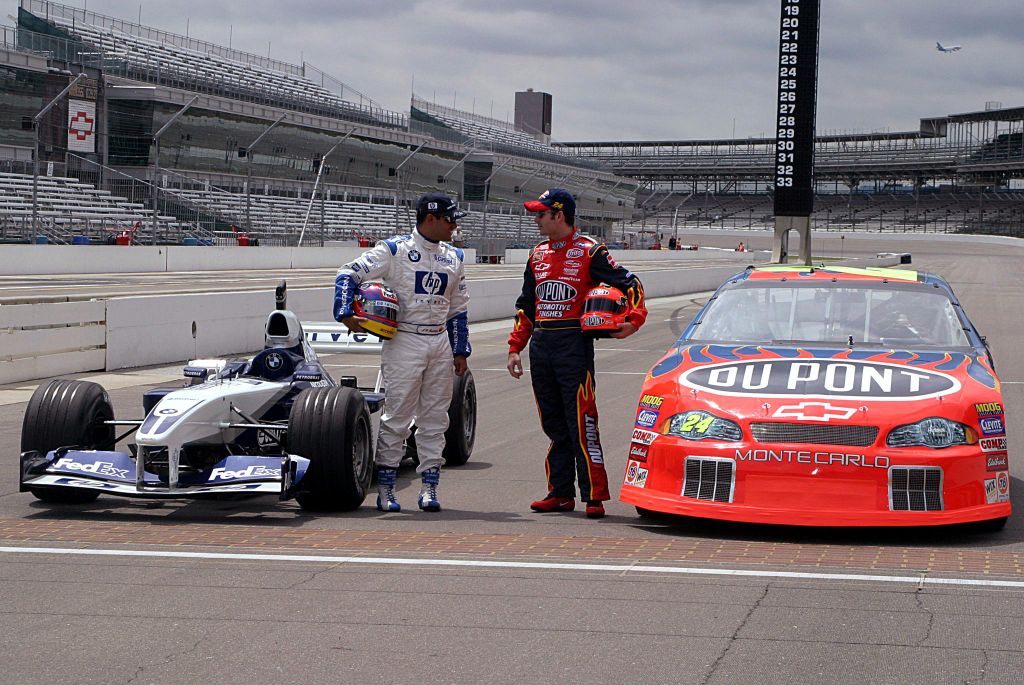 Forma-1, NASCAR, Juan Pablo Montoya, Jeff Gordon, Williams BMW, Indianapolis 2003 