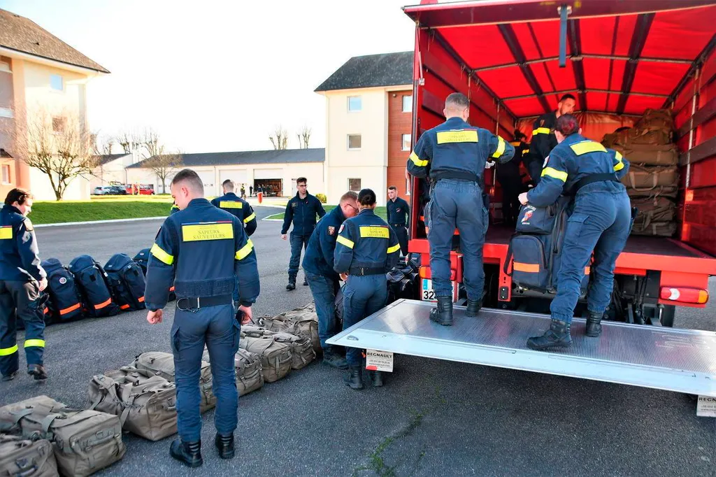 Törökország, földrengés, mentőalakulat, Francia mentőalakulat, 