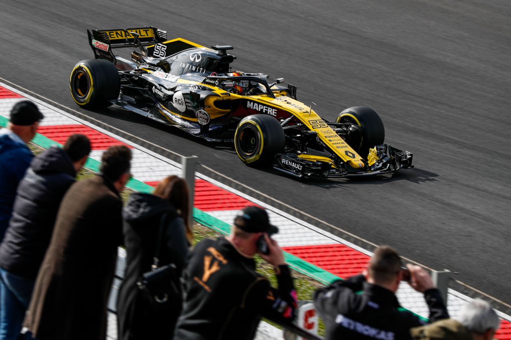 A Forma-1 előszezoni tesztje Barcelonában - 4. nap, Carlos Sainz, Renault Sport Racing 