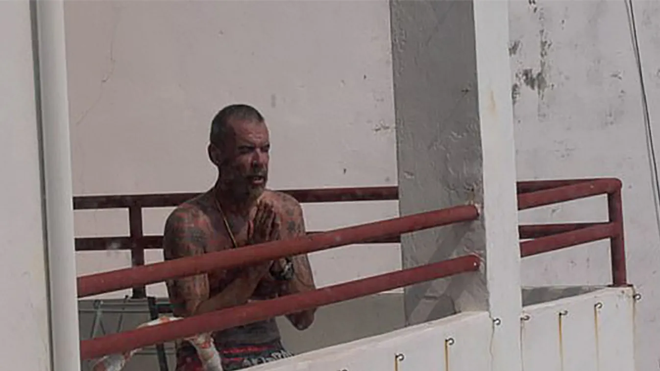 kidobta a feleségét az erkélyről, Dave Mitchell, Rayong, Thaiföld 