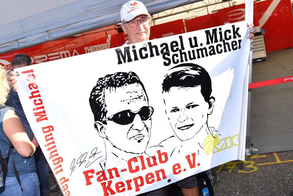 Forma-3, Michael Schumacher, Mick Schumacher, szurkoló 