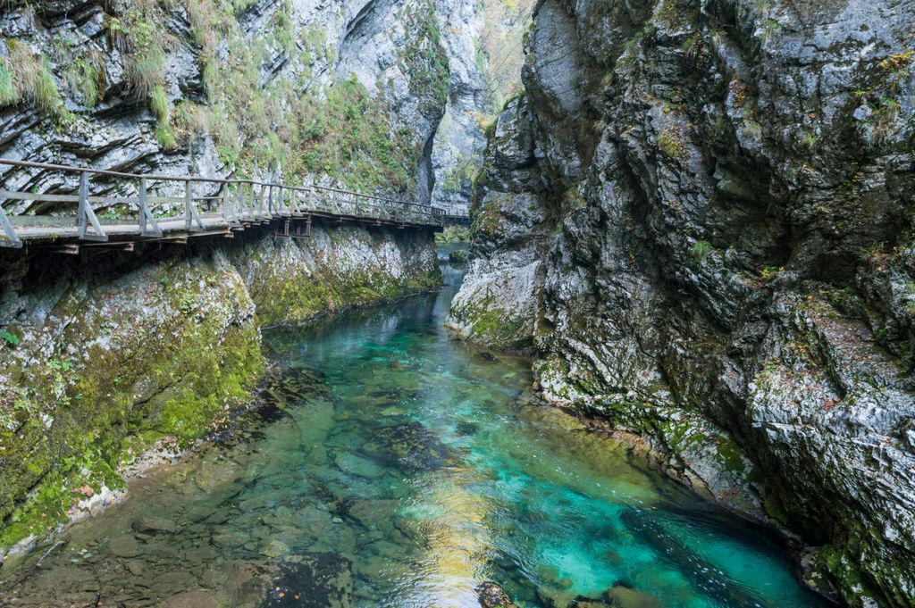 Vintgar-szurdok, Vintgar, szurdok, Szlovénia, természet, folyó, kanyon 