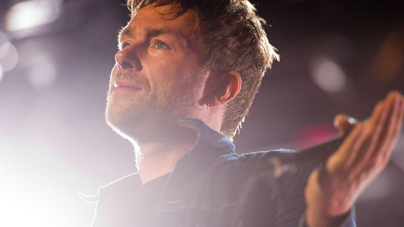 Damon Albarn, a Blur frontembere fellép a 2013-as Sziget fesztiválon