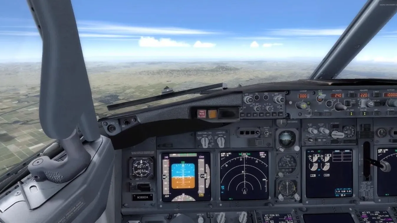 Boeing 737 pilótafülke szimulátor 