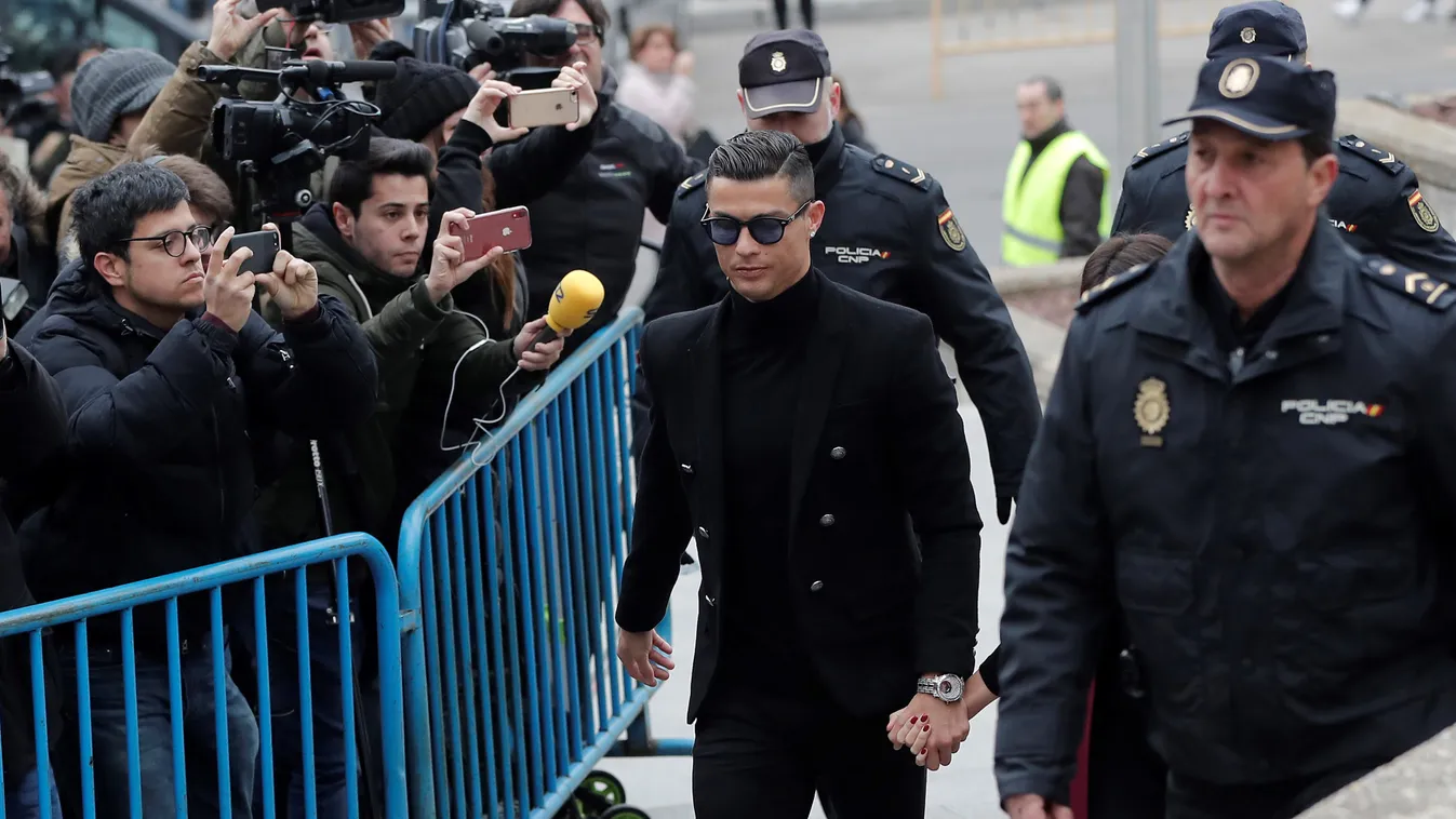 Cristiano Ronaldo in court for tax evasion charge COURT tax Cristiano Ronaldo 