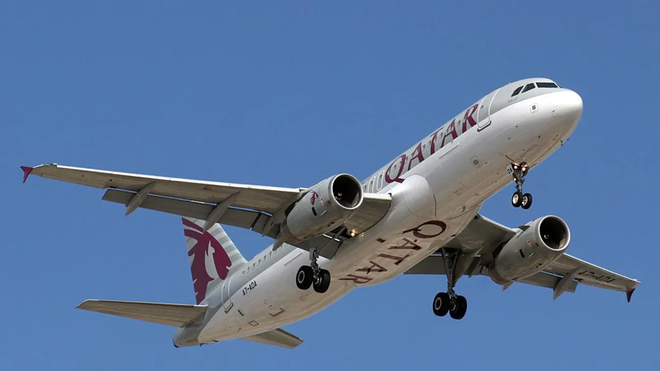 Qatar Airways A320 A320-200 Airbus repülőgép 